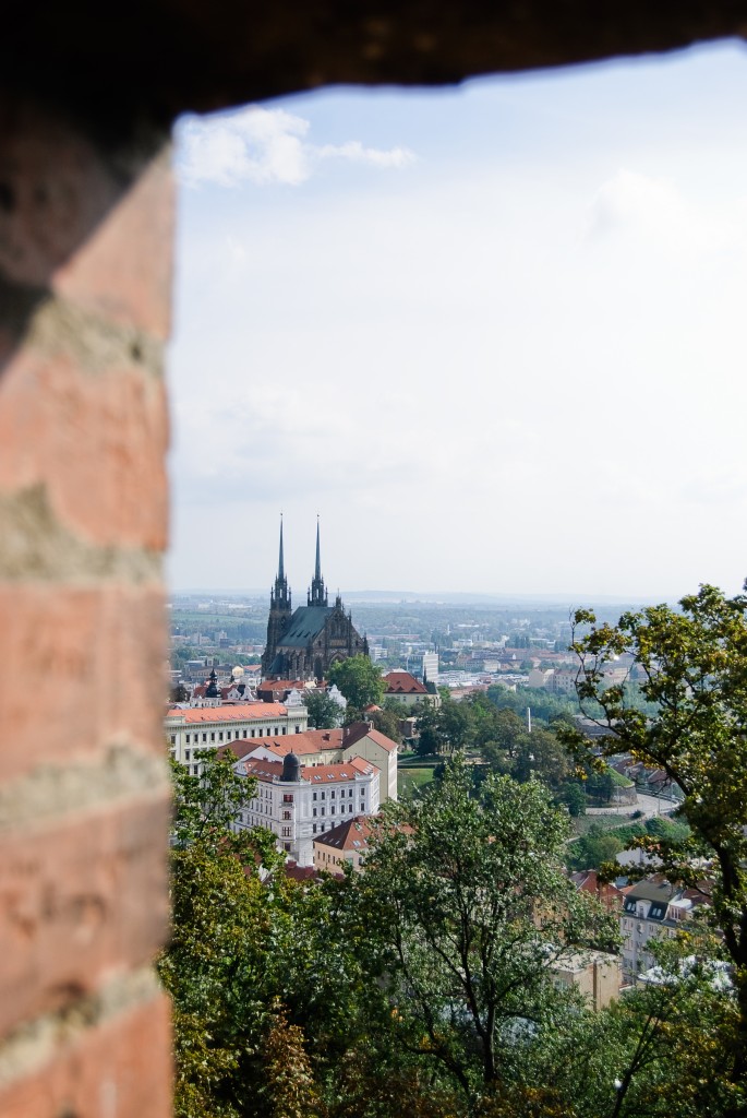 Panorama Brna z zamku Špilberk