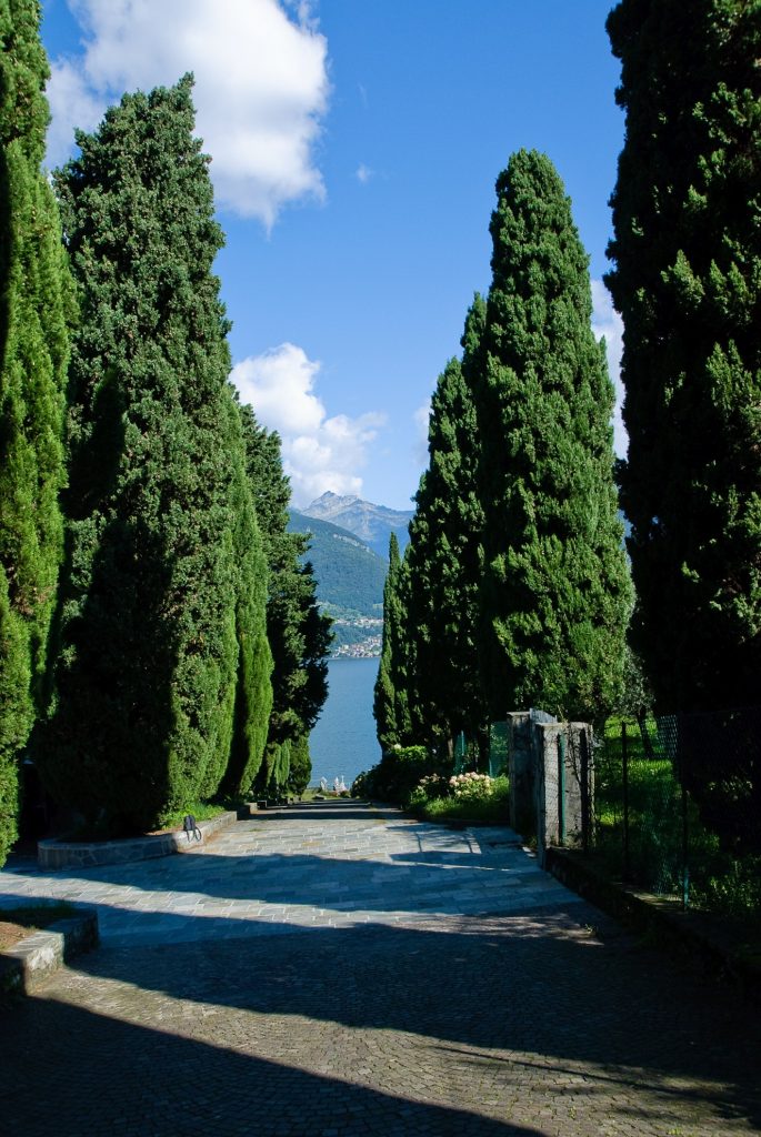 Abbazia di Piona - widok na jezioro Como
