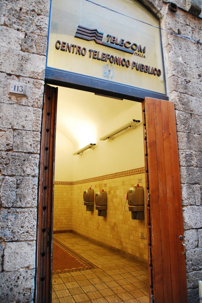 Siena - publiczne automaty telefoniczne