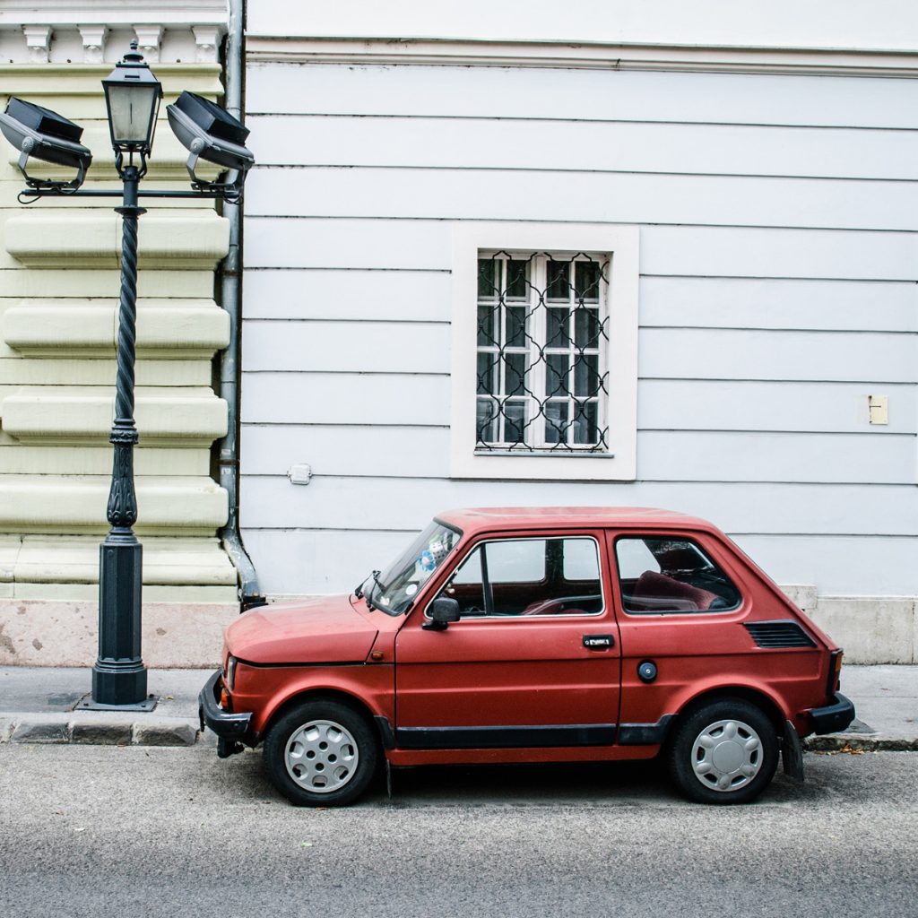 Fiat 126p w Budapeszcie