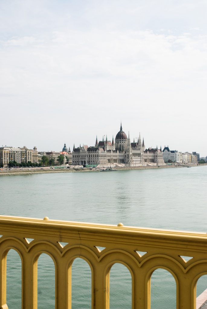 Widok z Mostu Małgorzaty w Budapeszcie