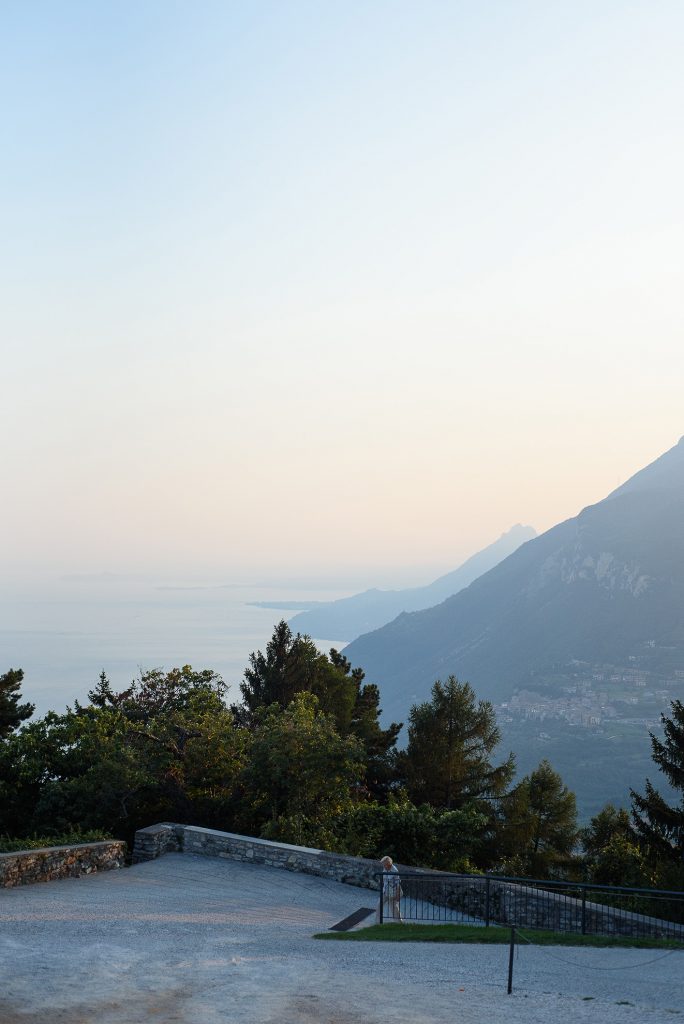 Eremo di Montecastello - widok na jezioro Garda