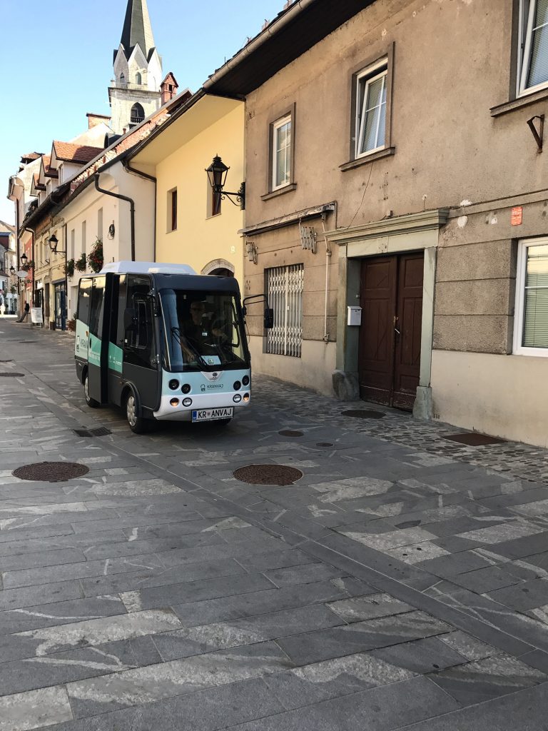 Kranvaj - elektryczny bus w Słowenii