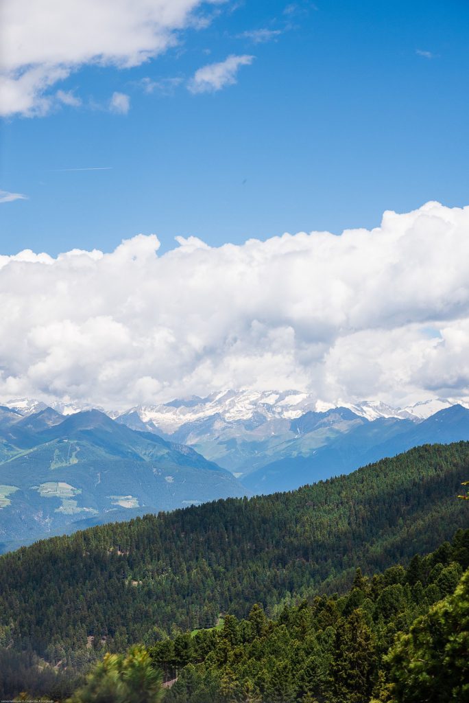 Panorama Dolomitów z góry Plose