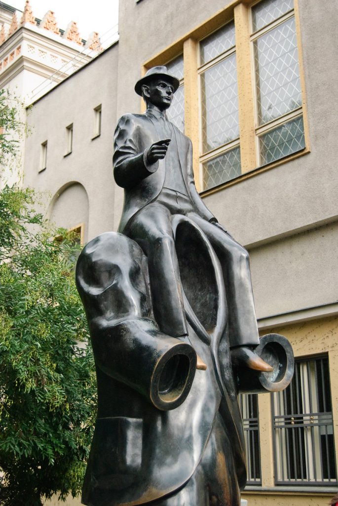 Pomnik Franza Kafki w Pradze