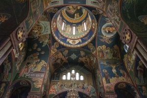 Wnętrze Cerkwi Świętych Cyryla i Metodego w Lublanie