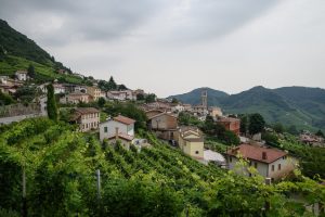 Widok na Santo Stefano w Valdobbiadene
