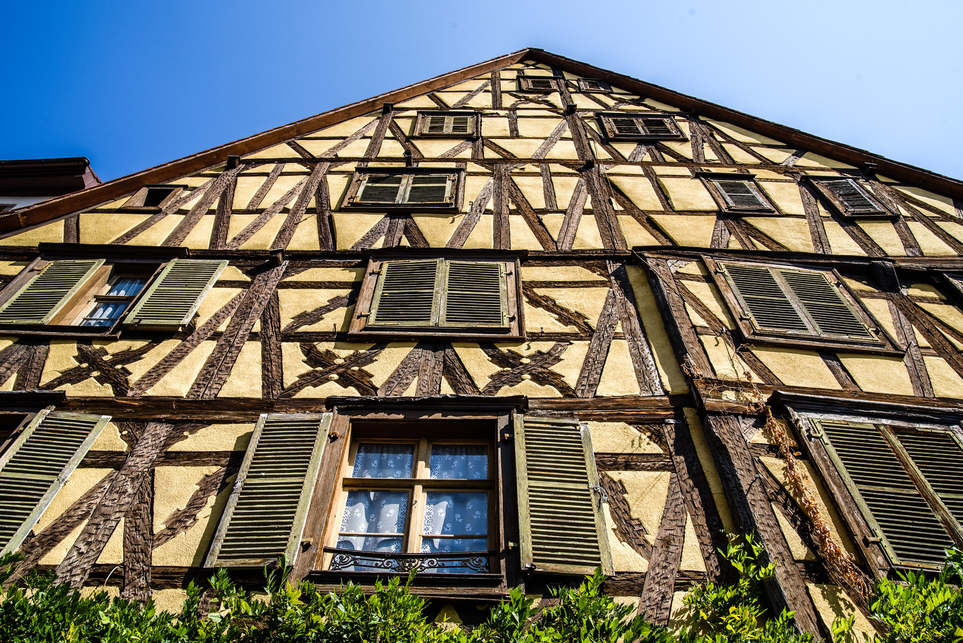 Maison de vigneron dit le Gratte-Ciel (1561) w Riquewihr