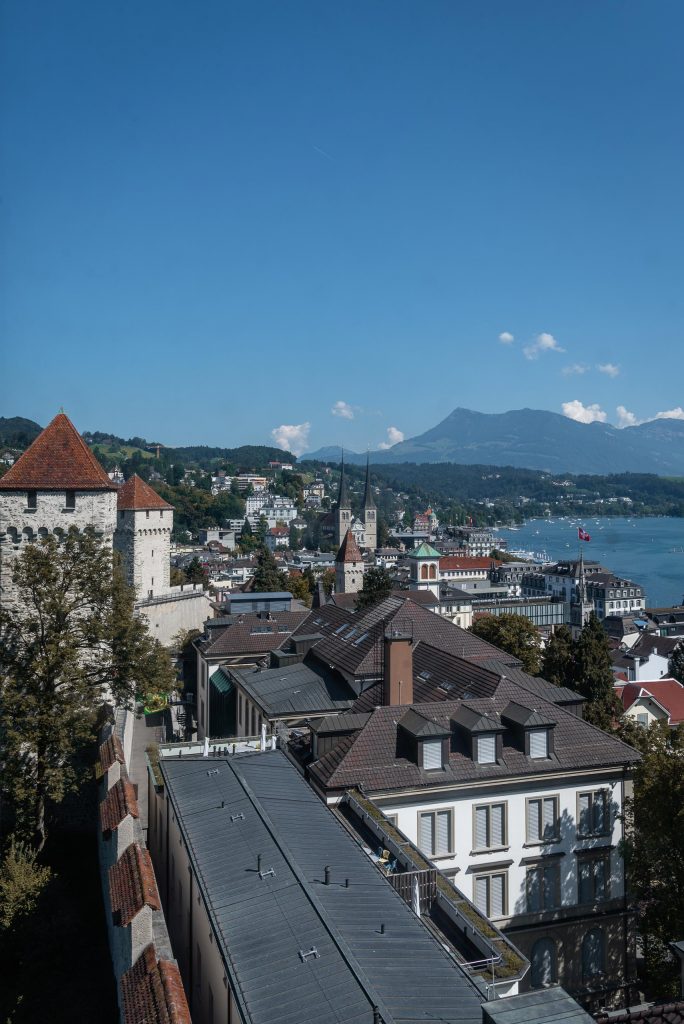 Lucerna - panorama z Schirmerturm
