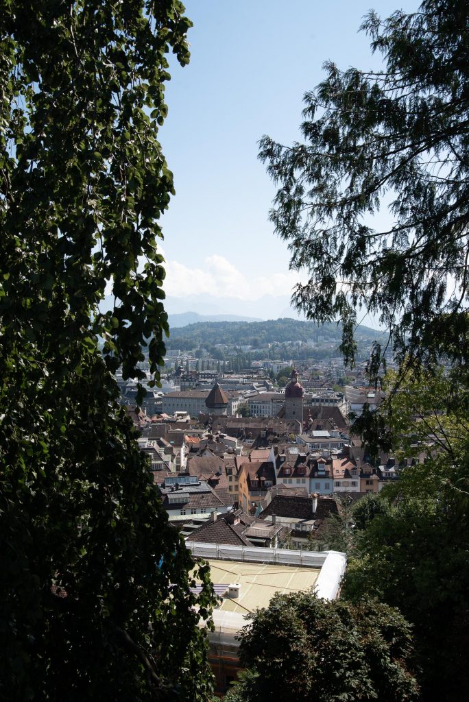 Lucerna - panorama z Schirmerturm
