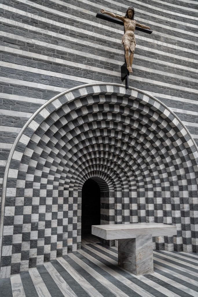 Kościół San Giovanni Battista Mogno - projekt Mario Botta