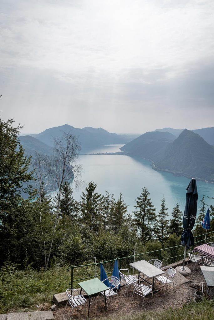 Monte Brè - widok na Lago di Lugano