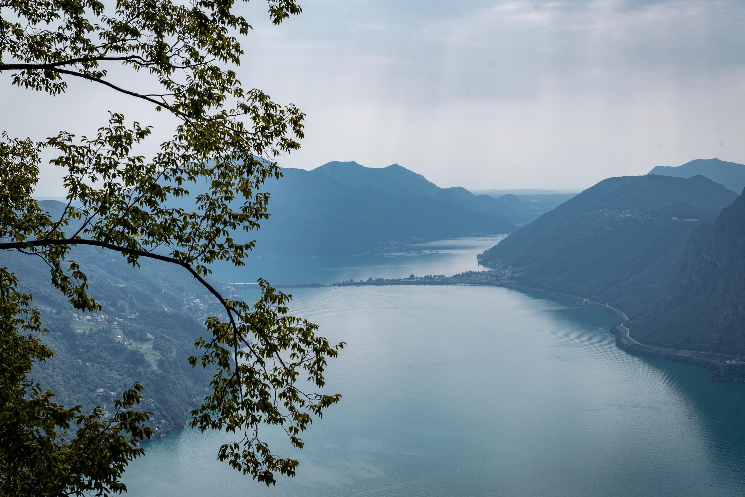 Monte Brè - widok na Lago di Lugano