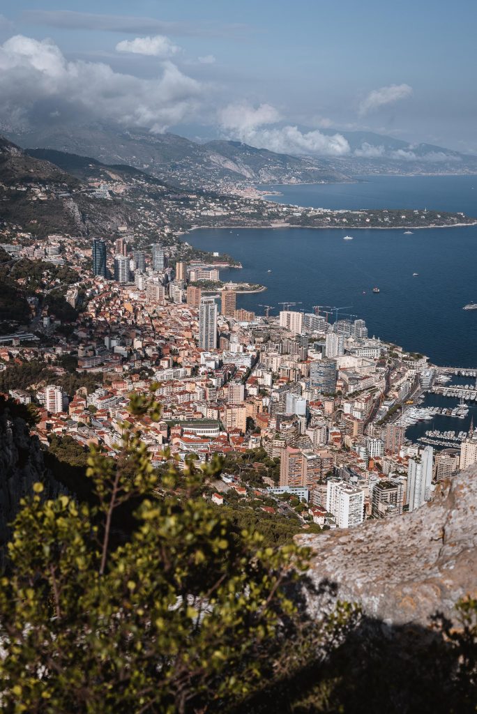 Widok na Monako z Tête de Chien