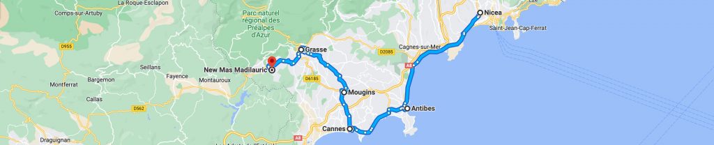 Trasa po Lazurowym Wybrzeżu i Prowansji - Antibes, Cannes, Mougins i Grasse