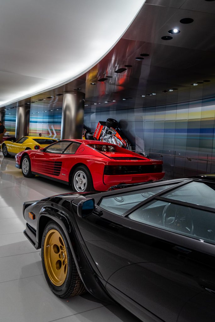 Ferrari Testarossa, Lamborghini Countach LP 5000 QV, Lamborghini Miura