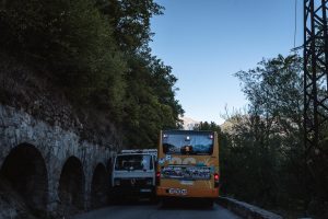 W drodze na Col de Turini