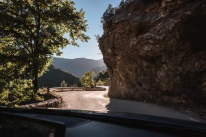 W drodze z Col de Turini