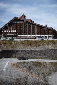 Porsche 911 na przełęczy Stelvio