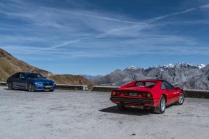 Ferrari 308 na Passo dello Stelvio