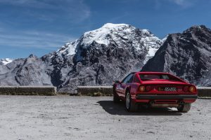 Ferrari 308 na Passo dello Stelvio